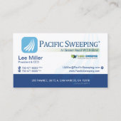 Stille Oceaan Visitekaartje (Achterkant)