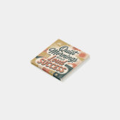 Stille ochtenden bouwen luid succes post-it® notes (Schuin)