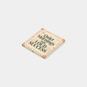 Stille ochtenden bouwen luid succes post-it® notes (Schuin)