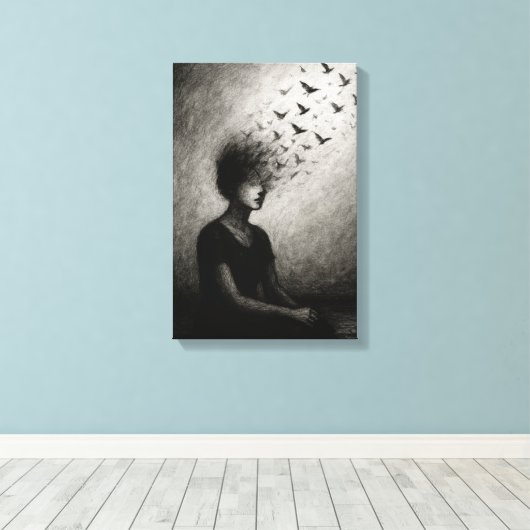Stille Ontsnapping Canvas Afdruk (Insitu (Houten vloer))