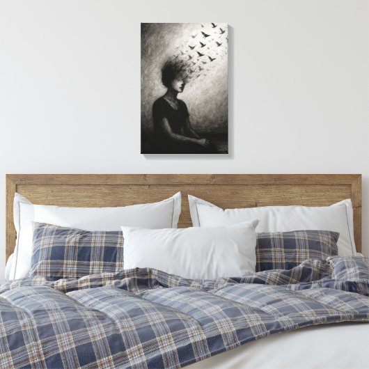 Stille Ontsnapping Canvas Afdruk (Insitu (Slaapkamer))