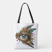 stille oproep tote bag (Achterkant)