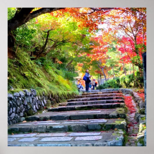 Stille Passage — (Het Pad) Wabi-Sabi Foto Poster (Voorkant)