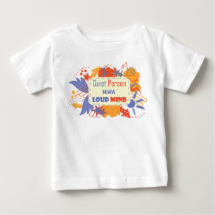 Stille Persoon Met Harde Gedachten blauw geel