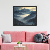 Stille pieken canvas afdruk (Insitu (Woonkamer))