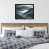 Stille pieken canvas afdruk (Insitu (Slaapkamer))