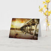 Stille Pier Kaart (Gele Bloem)