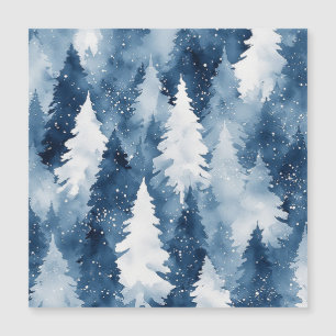 Stille Pijnbomen Winter Woud