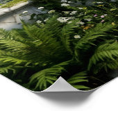 Stille plein met wilde dieren poster (Hoek)