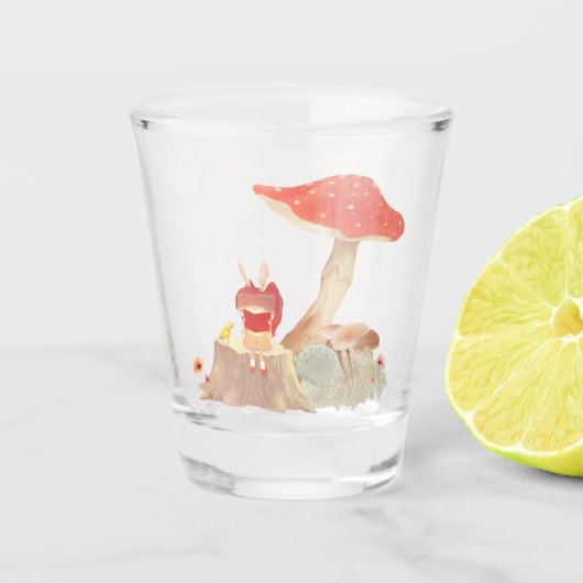 Stille poëzie shot glas (Voorkant)