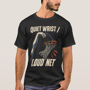 Stille Pols Luid Netwerk Basketbal Schieten T-shirt