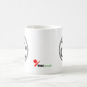 Stille Pootjes – Minimaal Kat Silhouet Koffiemok (Center)