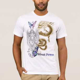 Stille Power Grafische T-shirt