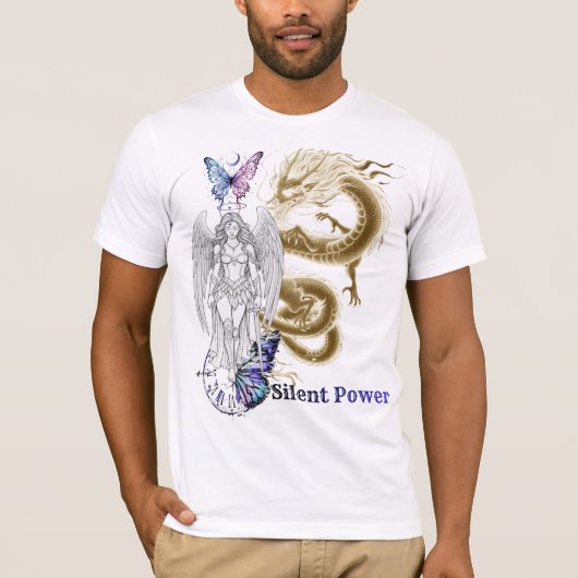 Stille Power Grafische T-shirt (Voorkant)