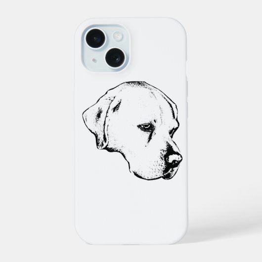 Stille profielbescherming iPhone 15 case (Achterkant)