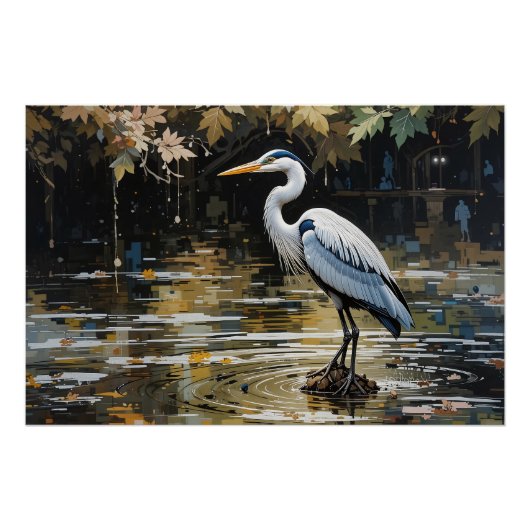 Stille Reflectie Perfect Poster (Voorkant)
