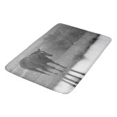 Stille reflecties ~ Paard badmat (Gekanteld)