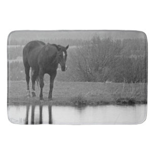 Stille reflecties ~ Paard badmat