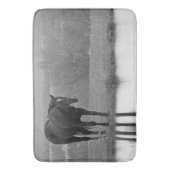 Stille reflecties ~ Paard badmat (Voorkant Verticaal)