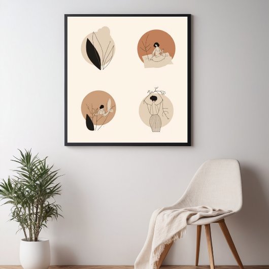 Stille Reflecties Poster
