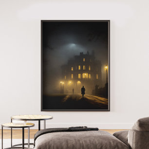 Stille reis door middernacht poster