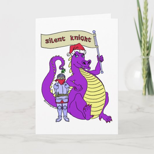 Stille Ridder Feestdagen Kaart (Voorkant)