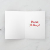 stille ridderkaart feestdagen kaart (Binnen)