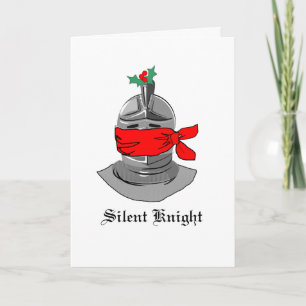 stille ridderkaart feestdagen kaart