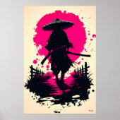 Stille Ronin onder de bloedmaan Poster (Voorkant)