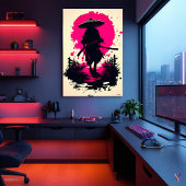 Stille Ronin onder de Bloedmaan Poster