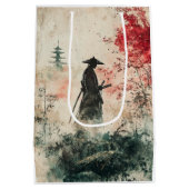Stille Samurai Rode Bos (1) Medium Cadeauzakje (Achterkant)
