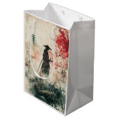 Stille Samurai Rode Bos (1) Medium Cadeauzakje (Achterkant Gekanteld)
