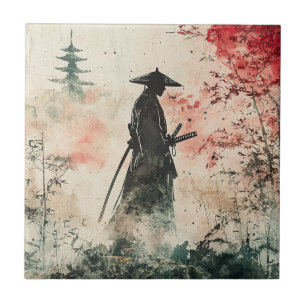 Stille Samurai Rode Bos (1) Tegeltje