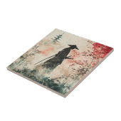 Stille Samurai Rode Bos (1) Tegeltje (Zijkant)