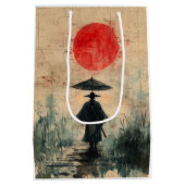 Stille Samurai Rode Bos (2) Medium Cadeauzakje (Achterkant)