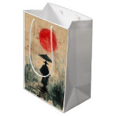 Stille Samurai Rode Bos (2) Medium Cadeauzakje (Achterkant Gekanteld)