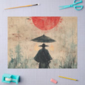 Stille Samurai Rode Woud (2) Tissuepapier (Craft)