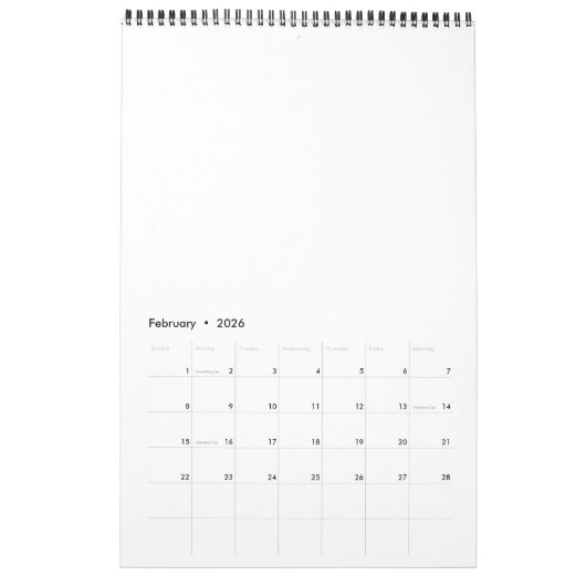 Stille schaduwen: Abstracte gezichten Kalender (Feb 2026)