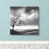 Stille Sentinel Canvas Afdruk (Insitu (Houten vloer))