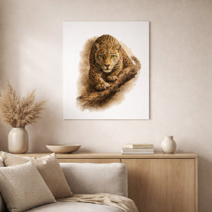 Stille Stalker — Afrikaanse Luipaard Poster