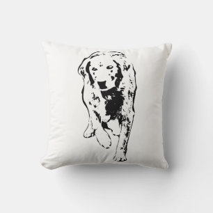 Stille stappen in Herfst Shadows Kussen