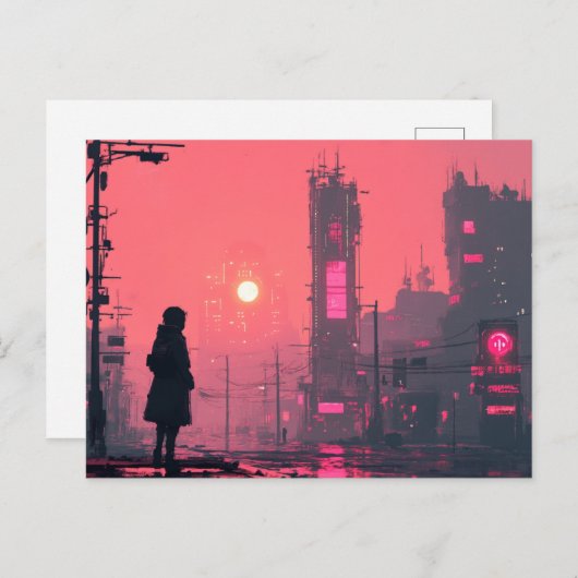 Stille steden van morgen briefkaart (Voorkant / Achterkant)