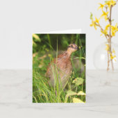 Stille stilte glundert uit het penseel kaart (Gele Bloem)