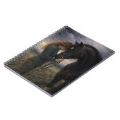Stille Storm | Paarden Kunst | Notitieboek (Linkerzijde)