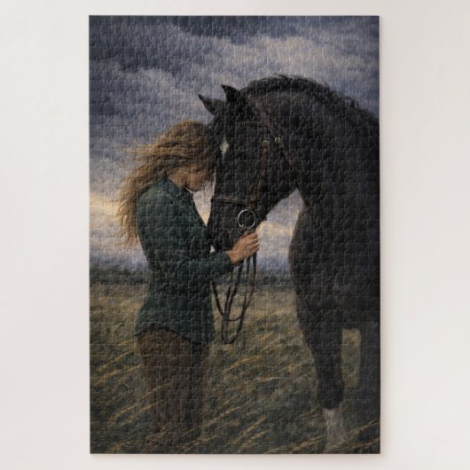 Stille Storm | Paarden Kunst | Puzzel (Verticaal)