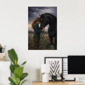 Stille Storm | Paardenkunst | Poster (Thuiskantoor)