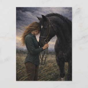Stille Storm Paardenkunst Postkaart