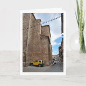 Stille straat in Chelva, Valencia Spanje, Spaans Kaart (Voorkant)