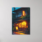 Stille Straathoek Canvas Afdruk (Voorkant)