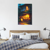Stille Straathoek Canvas Afdruk (Insitu (Slaapkamer))